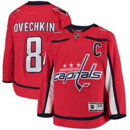 Maillot Alexander Ovechkin des Capitals de Washington rouge pour jeune