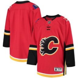 Maillot Alternate Premier des Flames de Calgary 2020/21 Rouge pour Jeunes