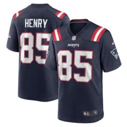 Maillot de match domicile Nike New England Patriots - Marine - Hunter Henry - Jeune