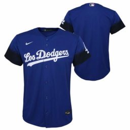 Maillot officiel réplique City Connect des Dodgers de Los Angeles - Jeune