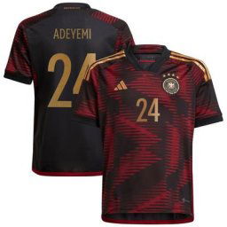 Maillot Allemagne Extérieur 2022 - Enfants avec flocage Adeyemi 24