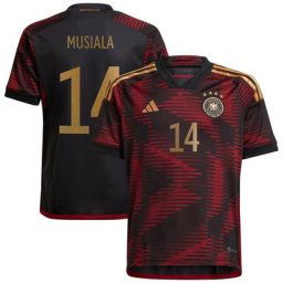 Maillot Allemagne Extérieur - Enfants avec flocage Musiala 14