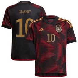 Maillot extérieur Allemagne - Enfants avec flocage Gnabry 10