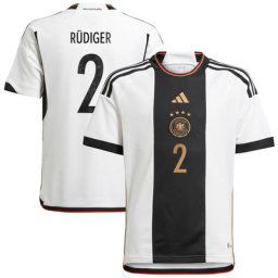 Maillot Allemagne Domicile - Enfants avec flocage Rüdiger 2