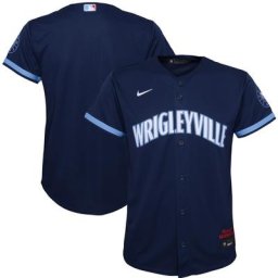 Maillot Nike Chicago Cubs City Connect Replica pour jeune - Bleu marine