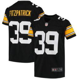 Maillot de match alternatif des Pittsburgh Steelers Nike Minkah Fitzpatrick pour jeune