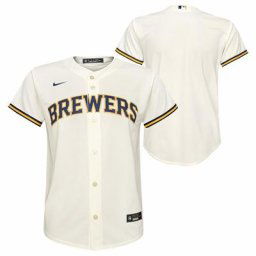 Maillot officiel réplique domicile Nike des Brewers de Milwaukee - Enfant