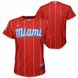 Maillot Miami Marlins Nike officiel Replica City Connect - Jeune