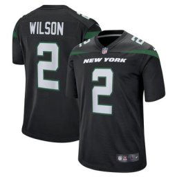 Maillot Alternate New York Jets Nike Game - Noir Furtif - Zach Wilson - Jeunesse
