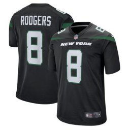 Maillot New York Jets Alternate Nike Game - Noir - Aaron Rodgers - Enfant