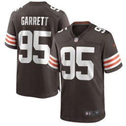 Maillot Nike de jeu Couleur de l'équipe Cleveland Browns - Phoque Brun - Myles Garrett - Jeunes