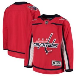 Maillot de l'équipe Premier des Capitals de Washington rouge pour jeune