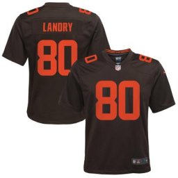 Maillot Alternate Game des Cleveland Browns Nike Jarvis Landry Brown pour Jeunes