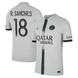 Maillot PSG Jordan Extérieur Match DRI-FIT ADV 22/23 avec flocage R.Sanches 18