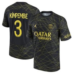 Maillot PSG Jordan Fourth Match Dri-FIT ADV 22/23 avec flocage Kimpembe 3