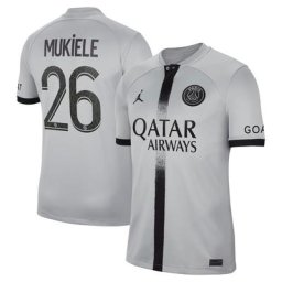 Maillot PSG Jordan Extérieur Stadium 22/23 avec flocage Mukiele 26