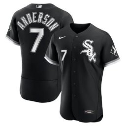 Maillot de joueur authentique des Chicago White Sox de Tim Anderson pour homme Nike Noir