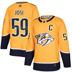 Maillot de joueur authentique adidas Roman Josi Gold Nashville Predators pour homme
