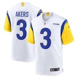Maillot Los Angeles Rams Nike Game Alternate - Blanc - Cam Akers - Homme