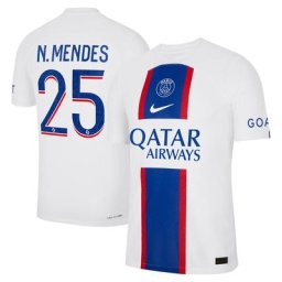 Maillot PSG Third Match Dri-FIT ADV 22/23 avec flocage N.Mendes 25