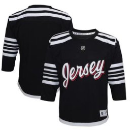 Maillot Replica Alternatif New Jersey Devils 2021/22 Noir Infantile