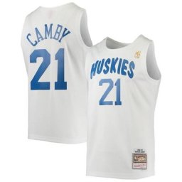 Mitchell & Ness Marcus Camby Blanc Toronto Raptors 1996-97 Hardwood Classics Swingman Jersey