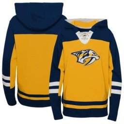 Preschool Gold Nashville Predators Ageless Revisited Sweat à capuche à encolure en V à lacets