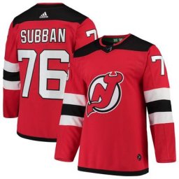 adidas P.K. pour homme Maillot de joueur authentique Subban Red Devils du New Jersey