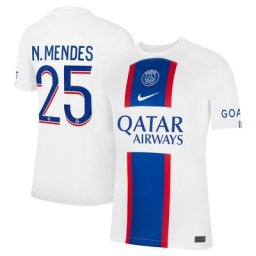 Maillot PSG Third Stadium 22/23 avec flocage N.Mendes 25