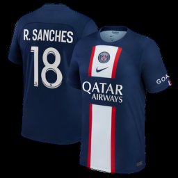 Maillot PSG Domicile Stadium 22/23 avec flocage R.Sanches 18