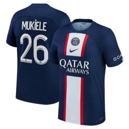Maillot PSG Domicile Stadium 22/23 avec flocage Mukiele 26