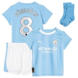 Kit Manchester City PUMA Domicile 23/24 - Bébé avec flocage Gündoğan 8