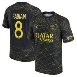 Maillot PSG Jordan Fourth Match Dri-FIT ADV 22/23 avec flocage Fabian 8