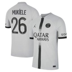 Maillot PSG Jordan Extérieur Match DRI-FIT ADV 22/23 avec flocage Mukiele 26
