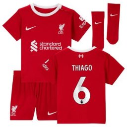 Kit Liverpool Domicile Nike Stadium - 23/24 - Bébé avec flocage Thiago 6