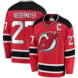 Fanatics pour homme de marque Scott Niedermayer Rouge New Jersey Devils Premier Breakaway Retired Player Jersey