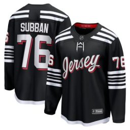 NUT DEVILS BLACK 20-21 ALT 76 PK SUBBAN MEN'S FB PREMIER BREAKAWAY Joueur JERSEY JERMENHOC