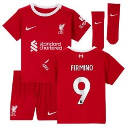 Kit Liverpool Domicile Nike Stadium - 23/24 - Bébé avec flocage Firmino 9