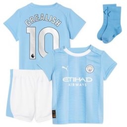 Kit Manchester City PUMA Domicile 23/24 - Bébé avec flocage Grealish 10