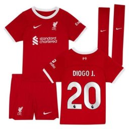 Kit Liverpool Domicile Nike Stadium - 23/24 - Jeune Enfant avec flocage Diogo J. 20