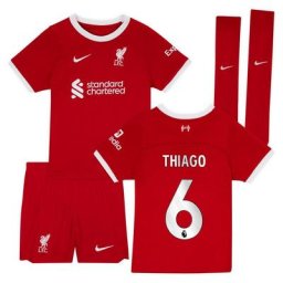 Kit Liverpool Domicile Nike Stadium - 23/24 - Jeune Enfant avec flocage Thiago 6