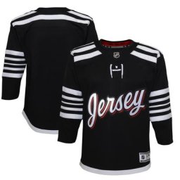 Les Junior noirs Devils du New Jersey 2021/22 Premier Replica Jersey