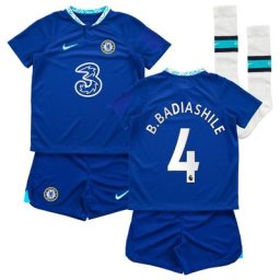 Chelsea Home Stadium Kit 2022-23 - Little Kids with B.Badiashile 4 printing