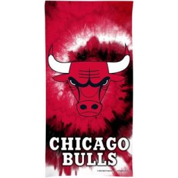 Serviette de plage tie-dye Chicago Bulls