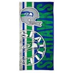 Serviette de plage rétro Seattle Seahawks