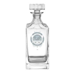 Blues de Saint-Louis 23,75 oz. Carafe en verre baroque Frost