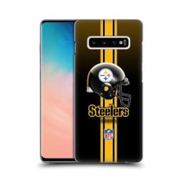 Coque de téléphone à coque rigide avec logo pour casque Pittsburgh Steelers - Samsung