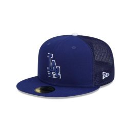 Casquette Los Angeles Dodgers New Era 2022 Official Batting Practice 59FIFTY Trucker Cap