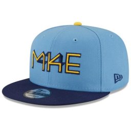 Milwaukee Brewers Casquette réglable Snapback City Connect 9FIFTY New Era
