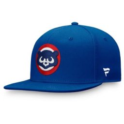 Casquette Snapback Royal Chicago Cubs Cooperstown Collection Core Snapback de marque Fanatics pour homme